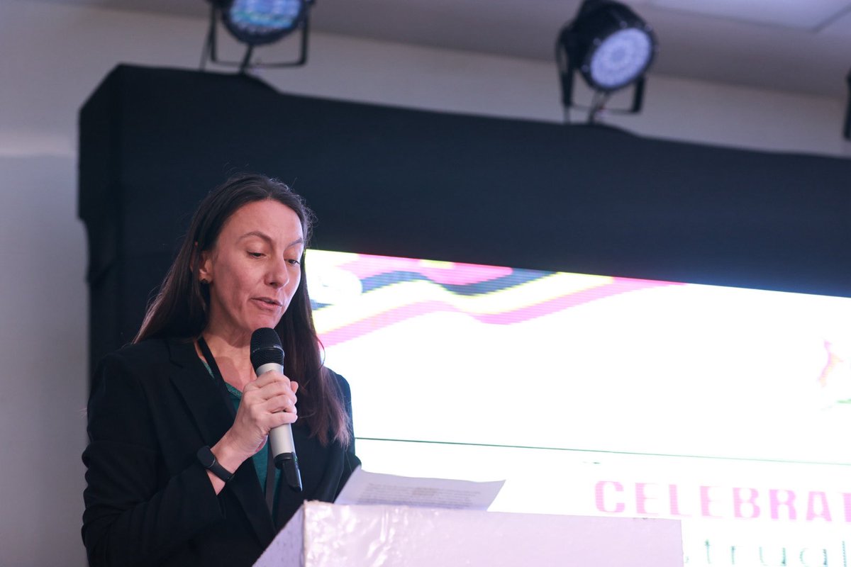 UNICEFUganda's tweet photo. “👉🏽Menstrual health is an education issue

👉🏽Menstrual health is a gender issue”- 

@roulietter, @EUinUG https://t.co/RA8FJ808m3