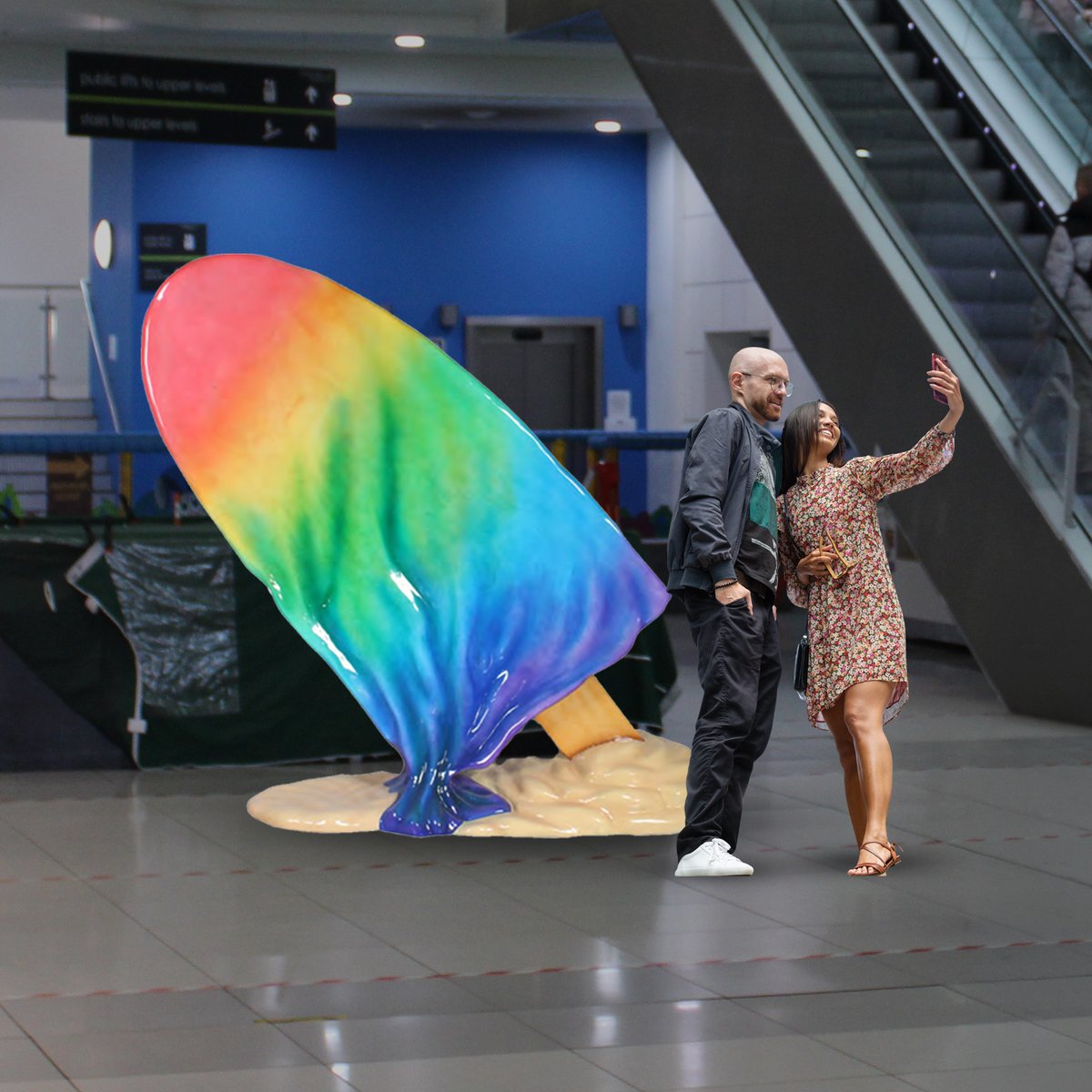 ExhibitionsIntl's tweet photo. NATIONAL ICE CREAM DAY

We’re showcasing our collection of #fibreglass
#ice #cream #sculptures, available for the 19th of July, the date of this national holiday.

Get in touch now to secure these playful,
#icecream‑themed pieces.

#public #lollipop #bench
#sundae #cone https://t.co/ygLUtoTw6r