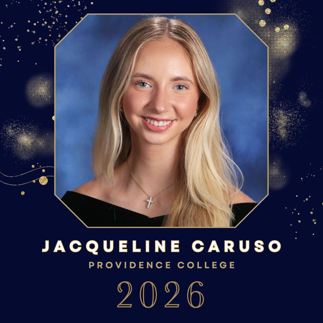 StDomsHS's tweet photo. Congratulations to our Class of 2026 Salutatorian, Jacqueline Caruso. She will be attending Providence College in the fall. We are so proud of all your accomplishments! https://t.co/z92UVMnnKK