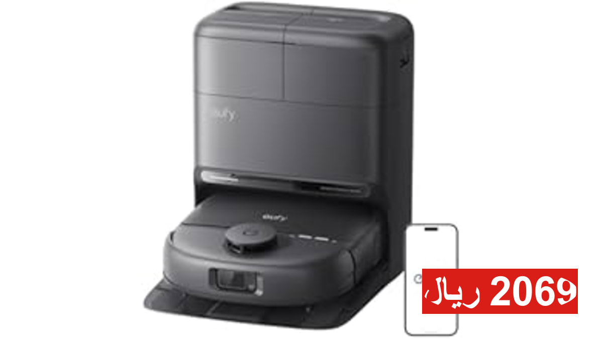 Image for the Tweet beginning: 🔥 مكنسة روبوت eufy C28