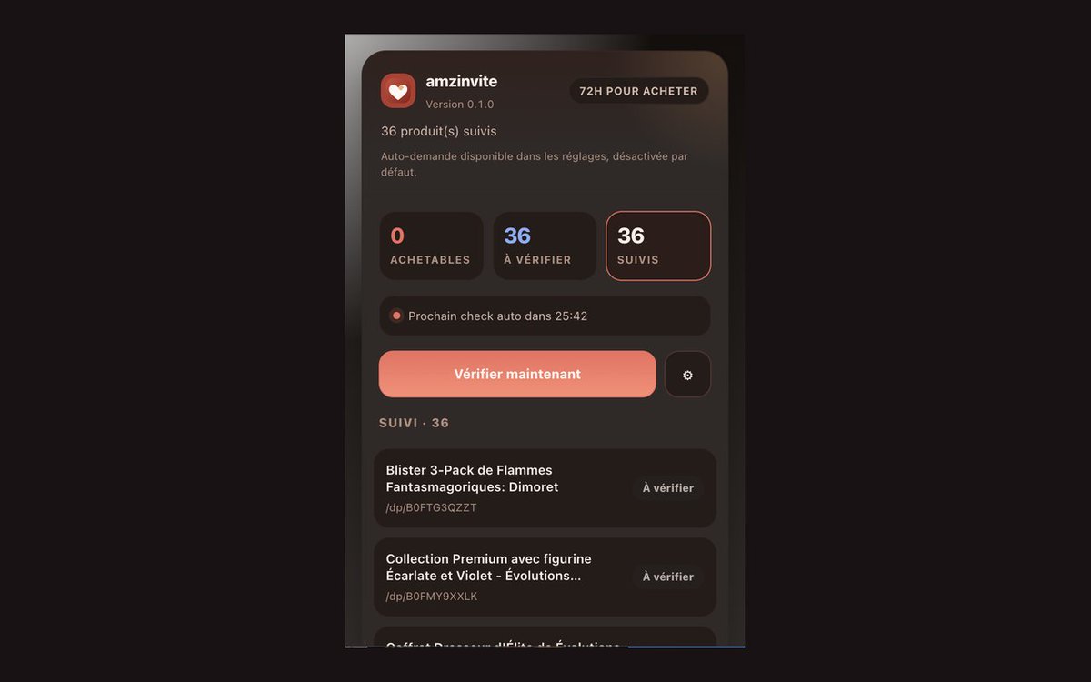 amzinvite's tweet photo. Extension dispo sur Chrome pour demander en auto les invitations Amazon. Perds plus ton temps à chercher les produits .. https://t.co/b8g6bc9X0z #pokemon #deals https://t.co/MyYGDH31Nq