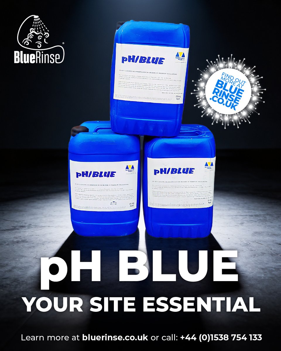 mudtechtank's tweet photo. High pH wash water needs control. pH Blue gives you it.

When concrete or cement wash water is left untreated, it can quickly become a serious site issue.

That is why pH Blue belongs on site.

Learn more: https://t.co/3cOVg0oUjE
Call: +44 (0)1538 754133
#BlueRinse #pHBlue https://t.co/qd3okhAKTs