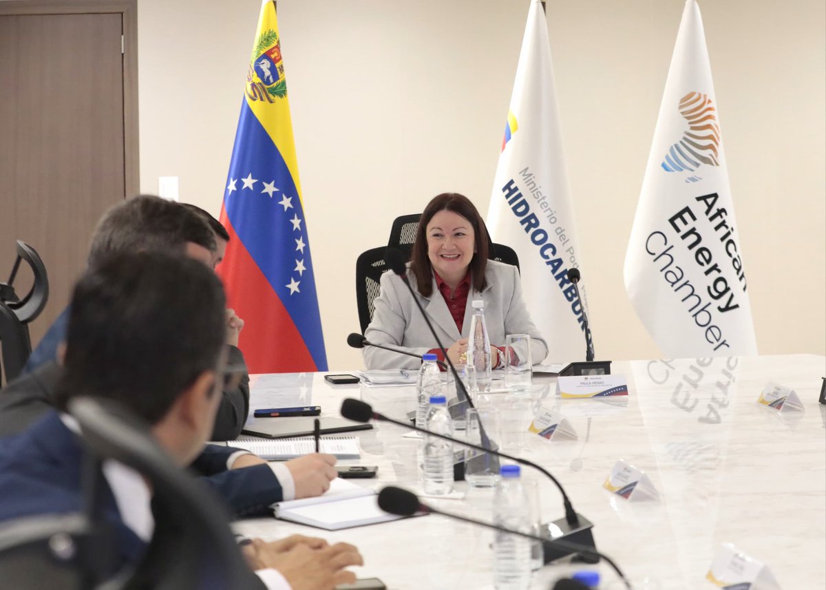 nj_ayuk's tweet photo. Great meeting with Paula Henao, the Minister of Hydrocarbons of Venezuela. We had a good working session on the Africa Venezuela collaboration agreement. The government is very committed to oil and gas development in #Venezuela and #Africa.  

The approach to making Venezuela the best country for energy investments that Acting President Rodríguez has taken since stepping into her current role is already working. Impressive what Venezuela has accomplished in a short time. Venezuela is adopting a pragmatic commonsense approach with a robust focus on growing the oil and gas industry. Really impressed by the progress made. 

Venezuela's crude oil production surpassed 1,208,000 barrels per day. They are improving infrastructure to make it easy for investors to invest in a cost effective manner. The top notch El Palito Refinery is operating well. We will continue working to attract foreign investment into the Orinoco Oil Belt.

I am trully pleased by the commitment to reforming the Organic Law of Hydrocarbons, aimed at expanding exploration and production in non-exploited fields. 

This reform bill, while it maintains state ownership of reservoirs, eases up on the terms that once mandated a majority stake and operational control for PDVSA in joint ventures. Through what the reforms describe as “production participation contracts” — effectively a production-sharing model — the bill also grants private firms more autonomy in exploration, production, and commercialization. Other attractive changes address royalty caps, taxation, and independent/foreign dispute resolution. 

In a nutshell, Acting President Rodríguez’s reforms slash at the bureaucracy that has been keeping Venezuela from realizing its true energy potential. She has cut red tape and rollout the red carpet to energy investors and Venezuela stands to win.

Venezuelans renewed their commitment to supporting our efforts to bettering human lives by making African energy poverty history. With favorable fiscal terms and streamlined oversight Venezuela welcomes international and African energy investors to play a role working with their Venezuelan counterparts to rekindle the oil industry in #Venezuela.

If there is one lesson we have learned since founding the AEC, it is that political stability and clear and favorable regulations create an enabling environment for the energy sector to operate at its maximum potential. 

#OOTT #OPEC #oilandgas #DrillBabyDrill