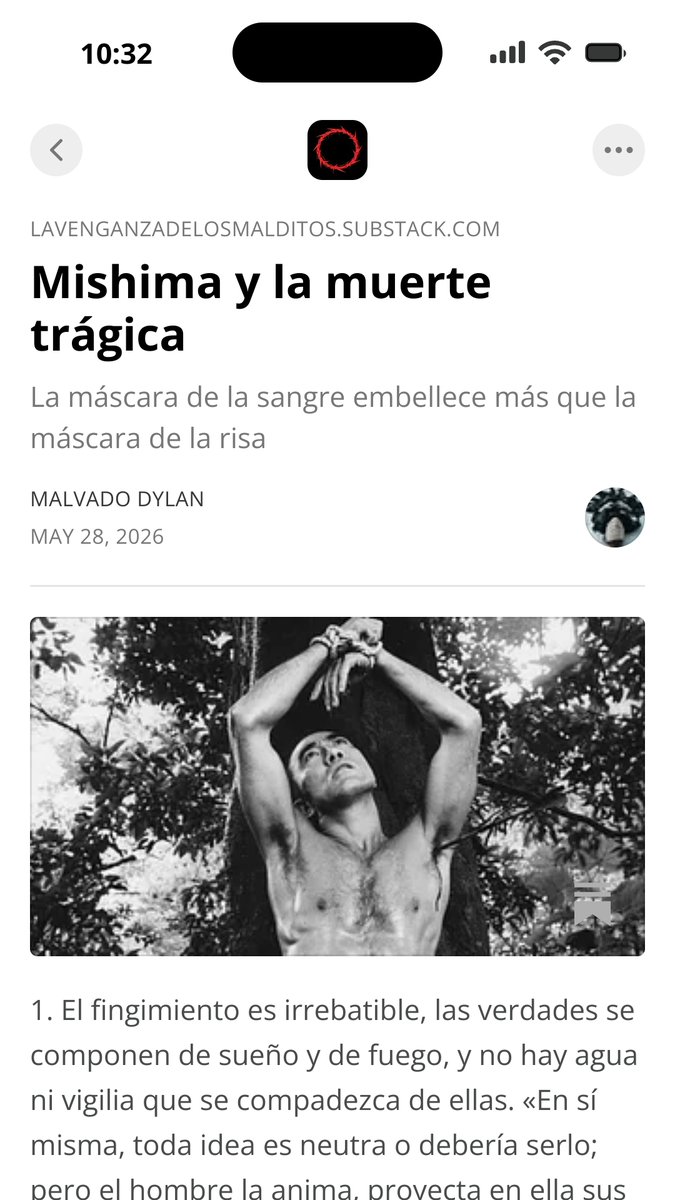 MalvadoDylan's tweet photo. Yukio Mishima y la muerte trágica: un ensayo breve y despilfarrado sobre la superstición de la muerte trágica. 

https://t.co/muyATmU37f https://t.co/ofuSyFWh1V