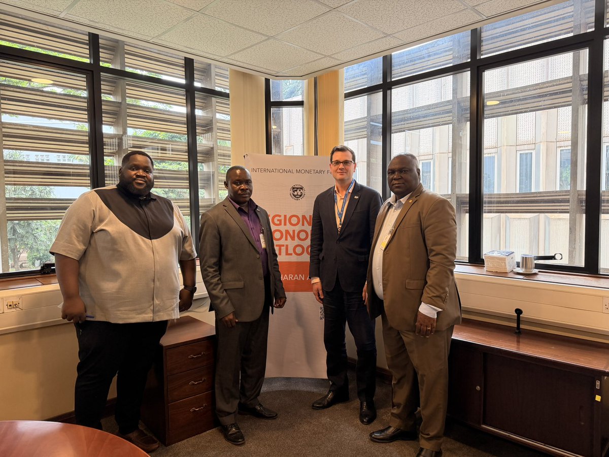 NotuUganda's tweet photo. NOTU delegation paid a courtesy visit to the IMF Resident representative for Uganda at IMF Headquarters to discuss workers position on Debt sustainability and inclusion of trade unions in IMF policy discussions @ARwakajaraMP @FUEmployersUg @ituc_africa @pajobedgar1 https://t.co/ptOLqlCvAO