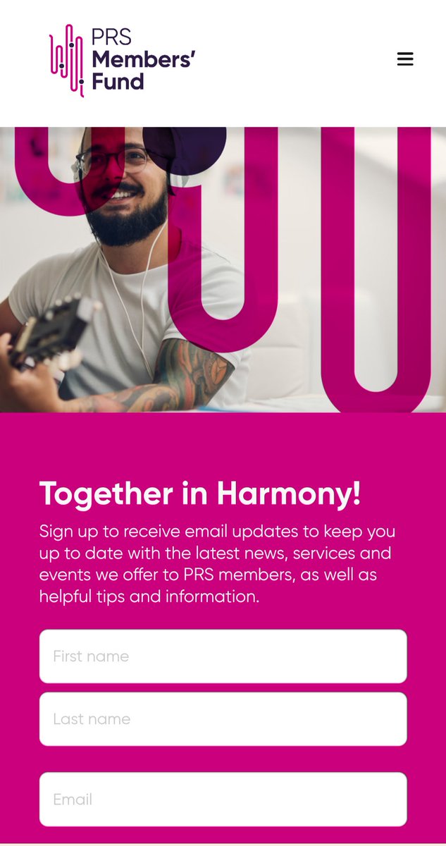 prsfund's tweet photo. 📢 Stay connected!

Subscribe to the brand-new PRS Members’ Fund newsletter for the latest updates, upcoming support scheme launches, and services designed for @PRSforMusic members.🎶

Don't miss out on the support you're entitled to. 👇
https://t.co/7nt7PRre1a https://t.co/TVIgTVVwBf