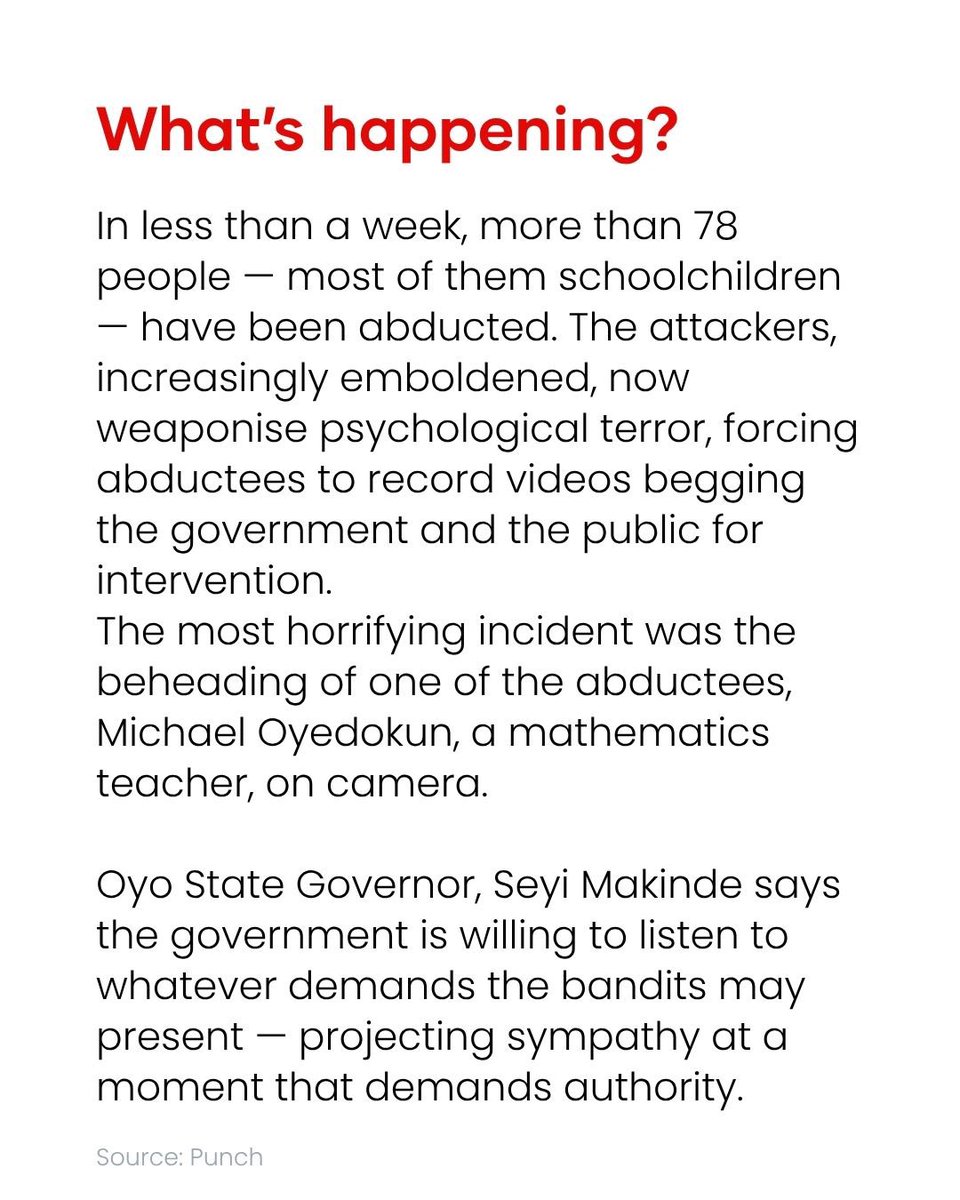 wearegst's tweet photo. Nigeria’s security crisis is a national emergency. https://t.co/Kjs8tAp2ZY