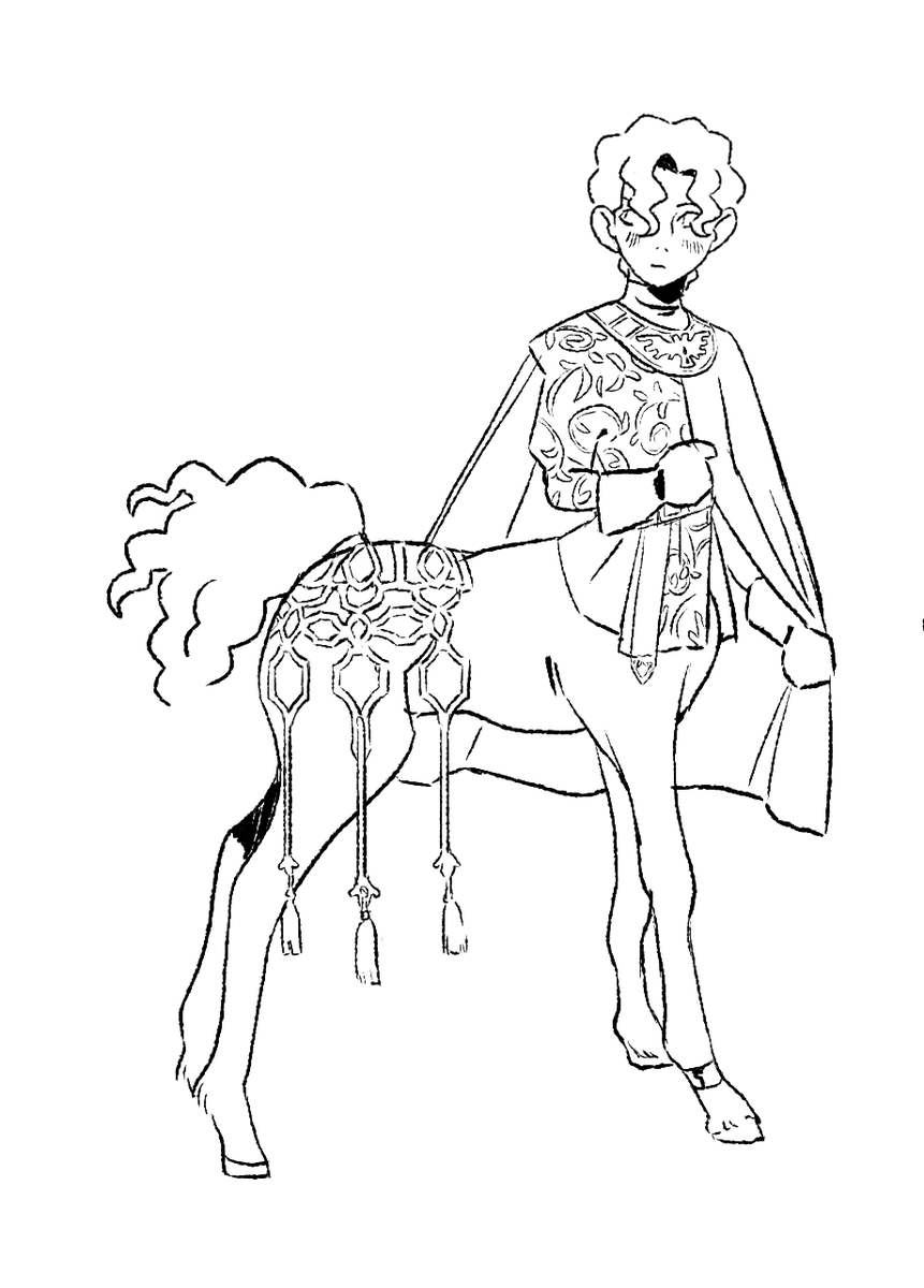 Fixkuwili's tweet photo. extra centaur + him as a foal🐴neigh https://t.co/HOGmDgO8p7