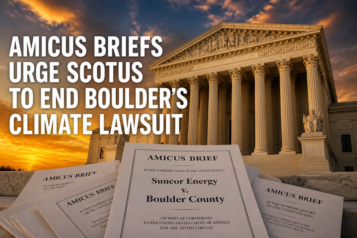 TShepstone's tweet photo. The Supreme Court Must Confirm Climate Policy Belongs With Congress, Not With Biased Juries in City and State Courtrooms
https://t.co/xhZIhQ3Ynr
#EIDclimate #Climate #ClimateChange #KyleKohli #EnergyInDepth #ClimateLawfare #NGOs #LawFirm #SpecialInterests #KyleKohli #Boulder https://t.co/xy9Cp45DzB