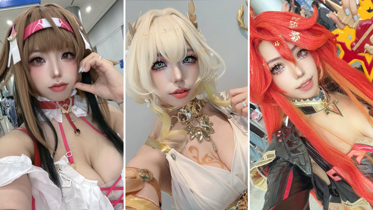 OnO_cosplay's tweet photo. #플엑후기 #일페후기
#코스어_트친소 #코스어_𝕏친소 

플엑 금토일 호요 3종 세트로 다녀왔어요♥️

날이 너무너무 더워서 일찍일찍 퇴근했지만
멋지고 예쁜분들 많이 만날 기회라 너무 행복했습니다…💕 

트친소는 흔적 주시면
코스어,사진사 성인위주로 모십니다⭐️
트찐이랑 트친해주실분?👀🫶🏻✨✨ https://t.co/R8JW70OUd3