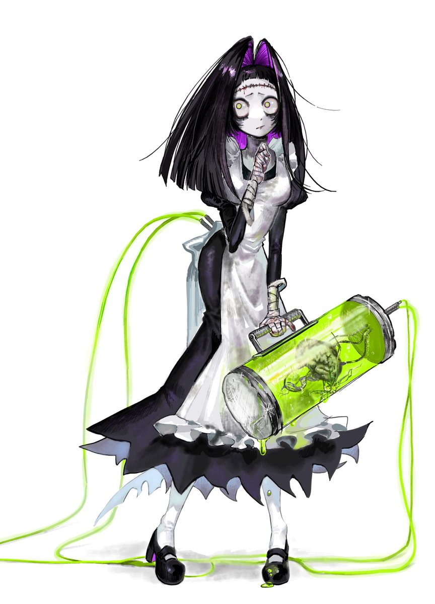 oZzU_UzZo's tweet photo. ご主人は手で運ぶ系メイド #oc https://t.co/jsQGSD6ptZ