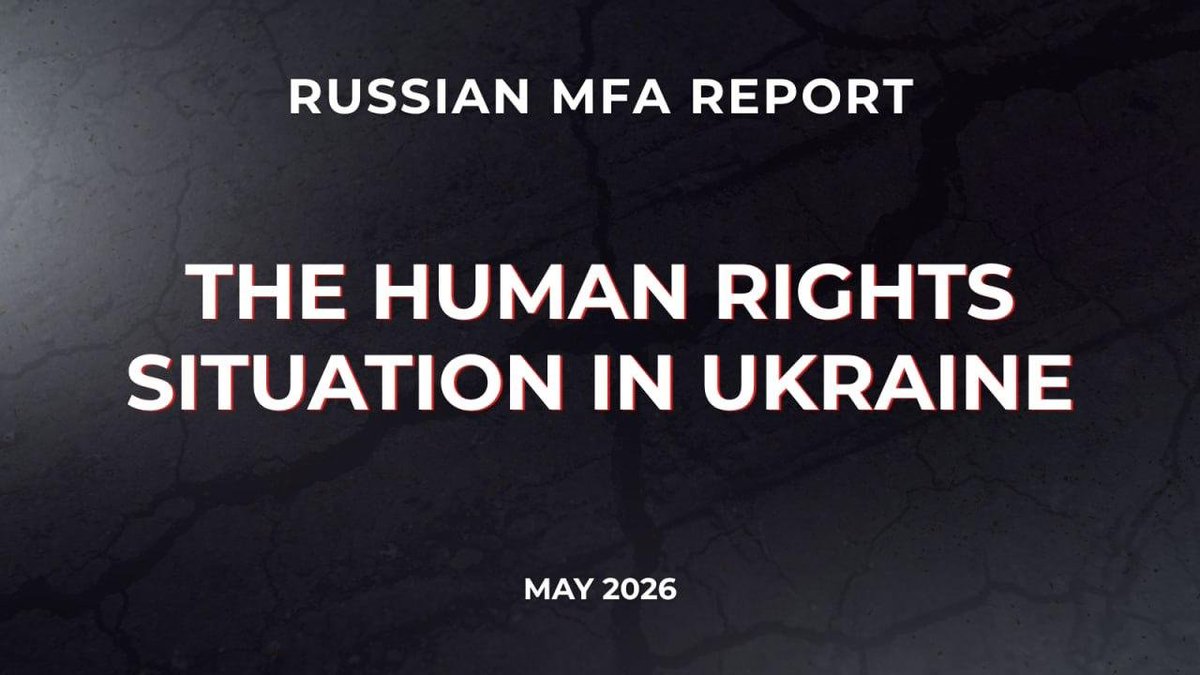 mfa_russia's tweet photo. 💬 #Zakharova: A new report regarding human rights situation in Ukraine has been published by @mfa_russia.

🔗 https://t.co/VKYl1ZVh6h

Kiev couldn't care less about its people, while making money off blood. 

Yet the West still arms Zelensky regime. https://t.co/8gGfbwlf9A