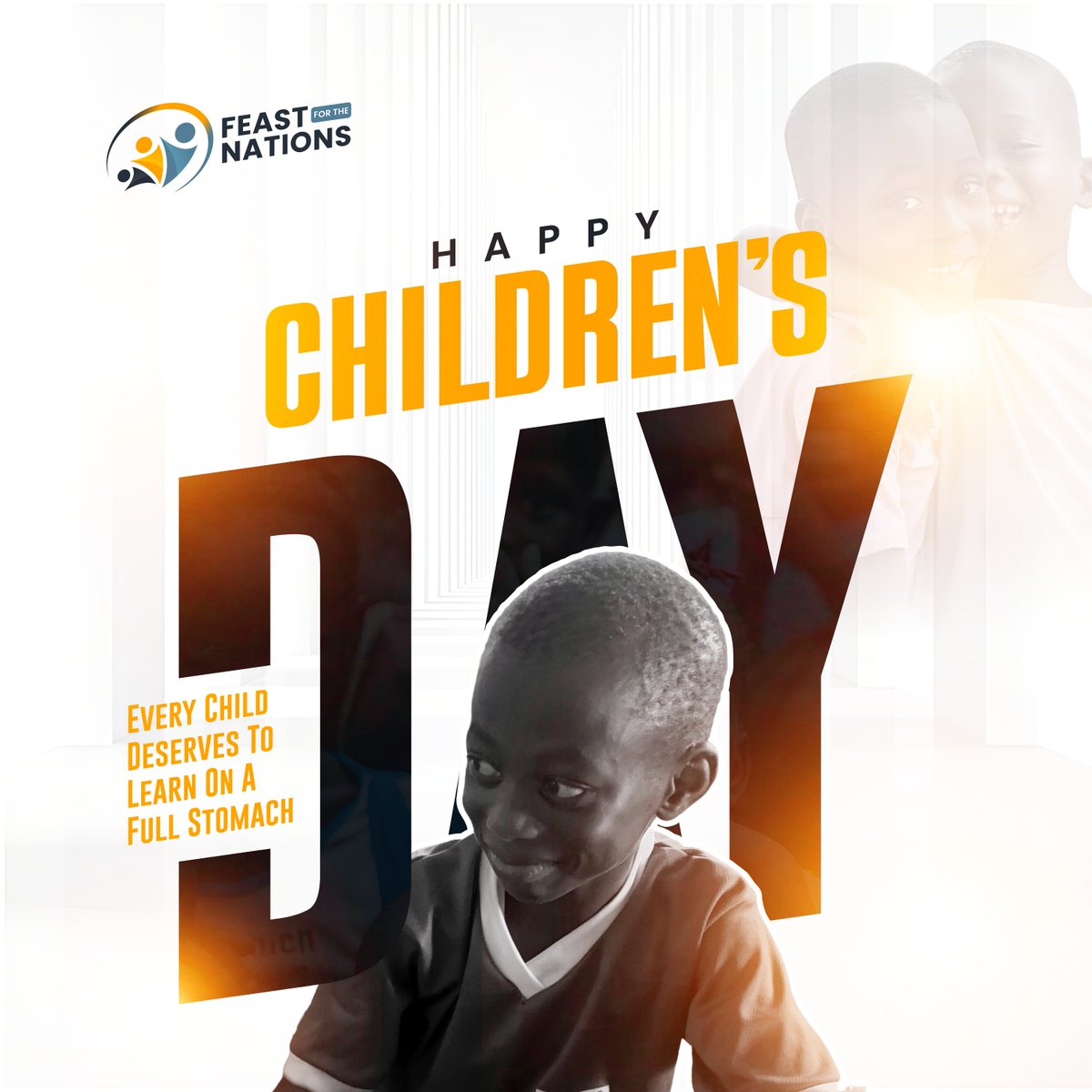 Feast4thenation's tweet photo. As we reflect on Children’s Day, we’re reminded that a hungry child risks missing education itself.

Through One Meal One Smile, we remain committed to supporting children with the nourishment they need to learn, grow, and thrive. 🤍

#ChildrensDay #FeedToLearn #NGONigeria https://t.co/di9LseceEF