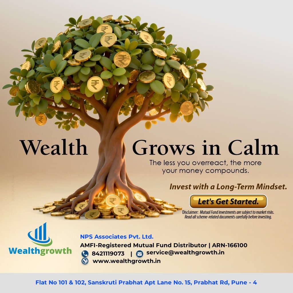 wealthgrowth4U's tweet photo. The secret to long-term wealth isn’t reacting to every market movement - it’s staying patient, disciplined and invested with confidence. Just like a tree grows steadily over time, your investments can compound beautifully when nurtured with a calm mindset

#WealthGrowth https://t.co/jL943VL0qi