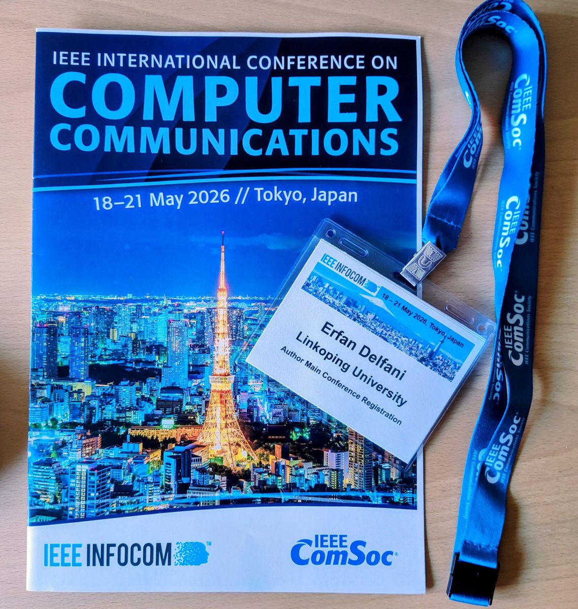 elixirion_mc's tweet photo. 💡 Mr. Erfan Delfani remains exceptionally active in research and publishing, consistently contributing high-quality work to top international venues. Congratulations on another publication presented at IEEE INFOCOM 2026 together with Prof. Nikolaos Pappas. https://t.co/x87kkzsDEb