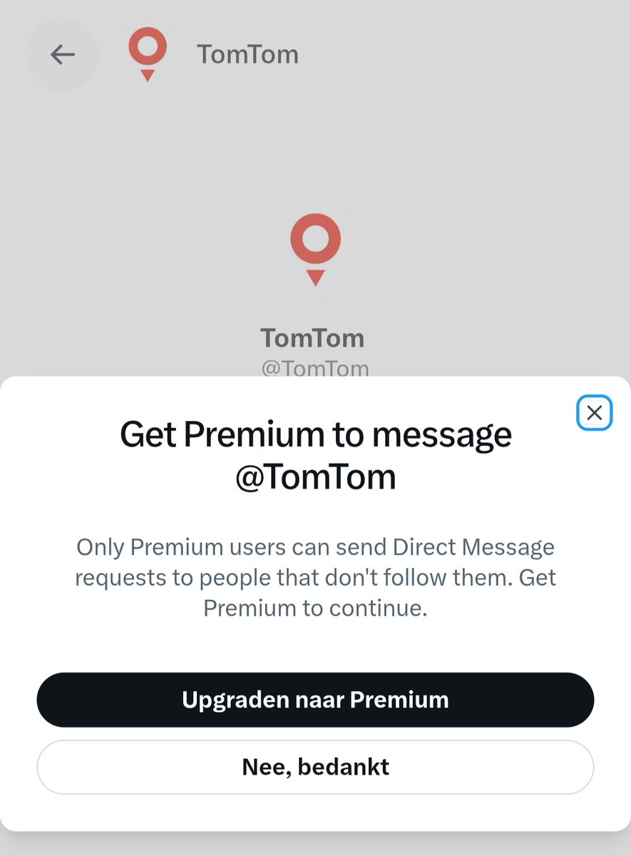 VanDutchNFT's tweet photo. @TomTom @ANWB Hi Nehul, dankjewel voor je reactie. 
Helaas kan je zonder X premium geen privebericht sturen als een account je niet terug volgt.
Is het mogelijk mij te volgen? Dan kan ik ook het emailadres geven. Anders hierbij iig het casenummer: 3635002 https://t.co/CcKLN0H4sl