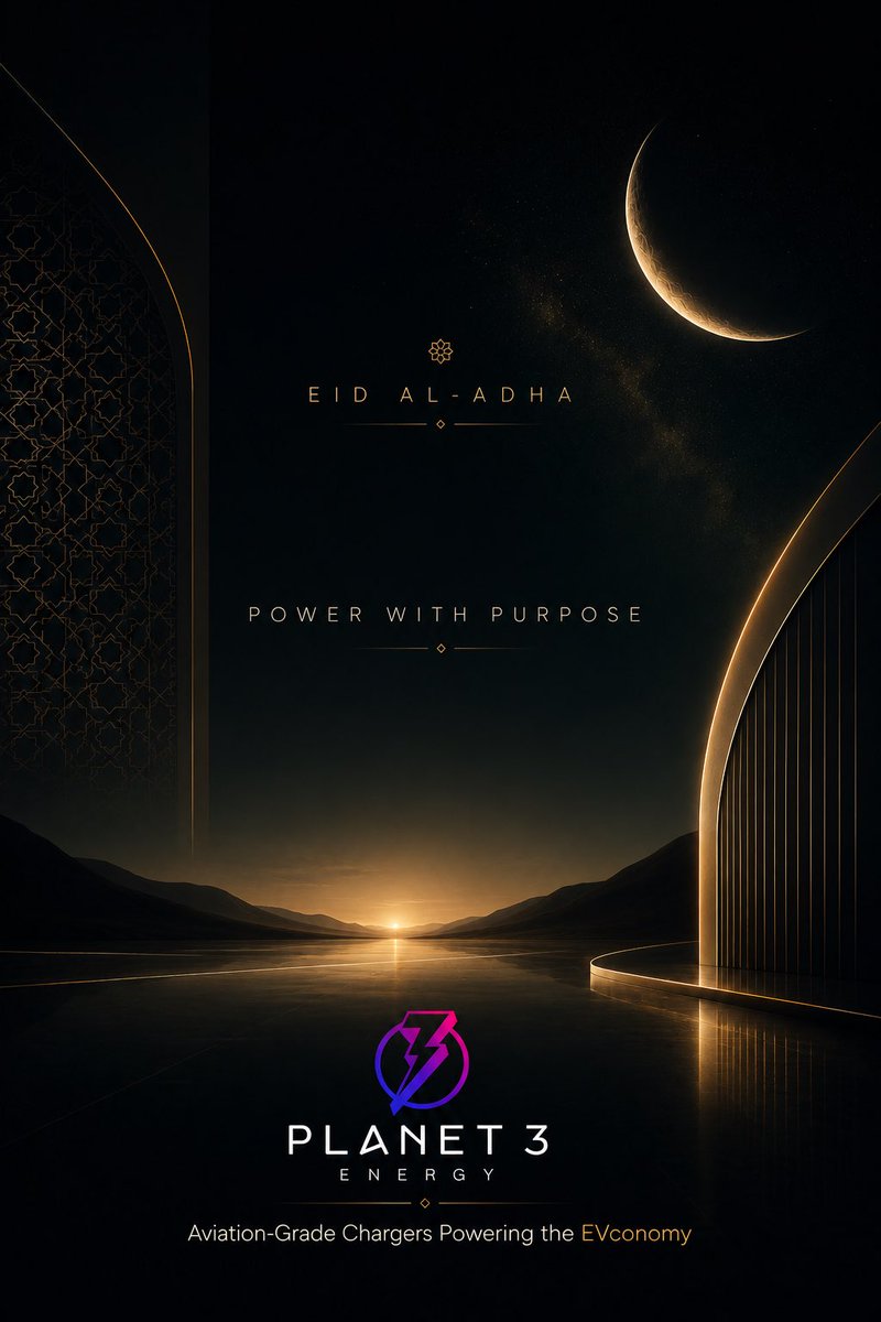 HitenderV's tweet photo. Eid al-Adha reminds us that meaningful progress is built on sacrifice, responsibility, and purpose.

As the world moves rapidly towards electrification, the future will not be defined only by EV adoption but by the reliability of the infrastructure powering it.

Built on the legacy of MAK Controls & Systems a global engineering organization and DCPP partners with DRDO with over five decades of expertise in aerospace ground support systems, precision power equipment, and mission-critical defence technologies Planet3 Energy is engineering aviation-grade DC fast chargers designed for uptime, resilience, and long lifecycle performance.

Because sustainable mobility needs more than ambition.
It needs dependable engineering.

Wishing everyone a peaceful and meaningful Eid al-Adha.

Aviation-Grade Chargers Powering the EVconomy.