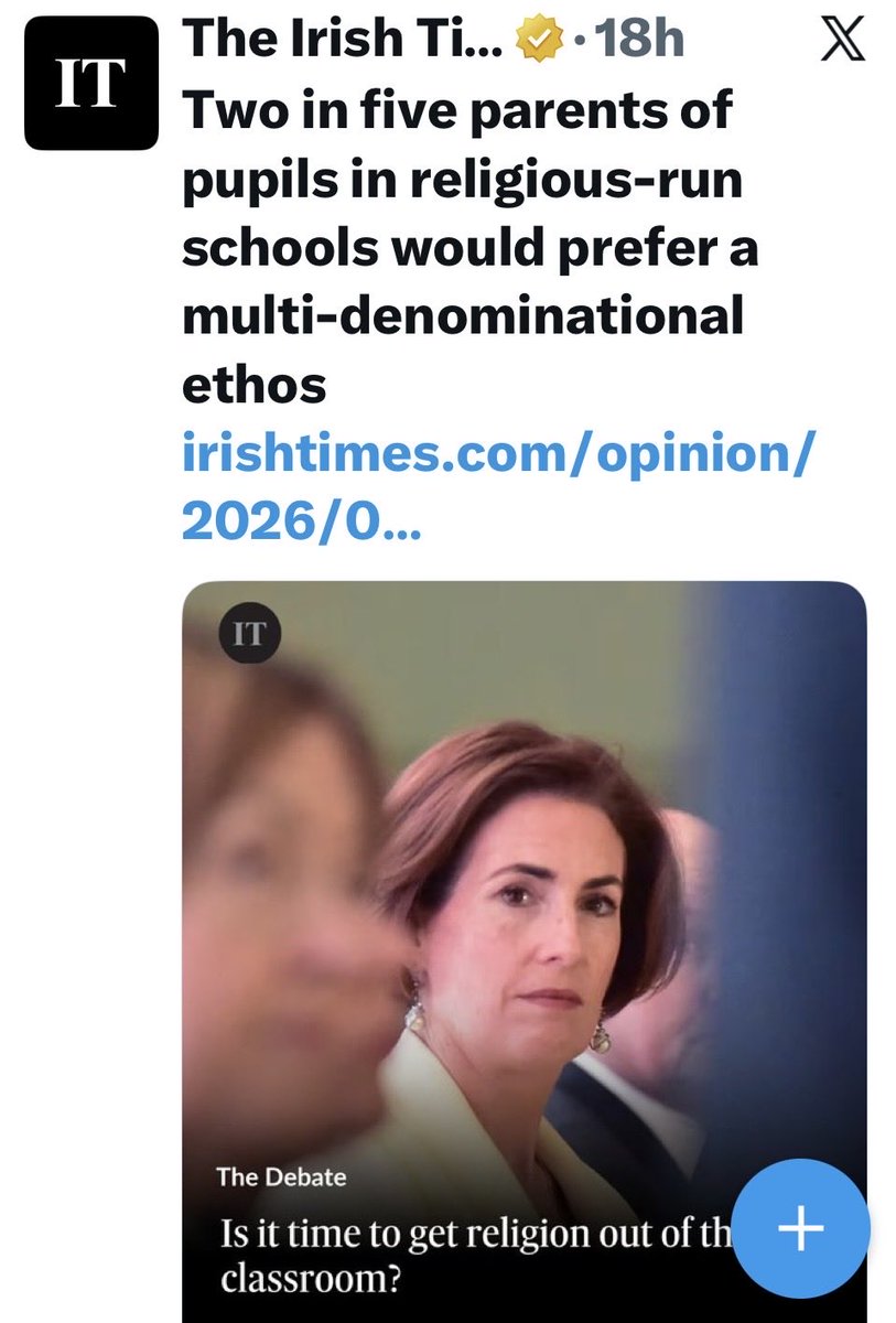 helerina's tweet photo. A tale of two religions as reported by the @IrishTimes 

The onslaught against Catholicism in Ireland continues, while the Irish Times treats Islam, the religion of women’s oppression, in a much more benign way. 

Why is that? https://t.co/n58NMk20Pu