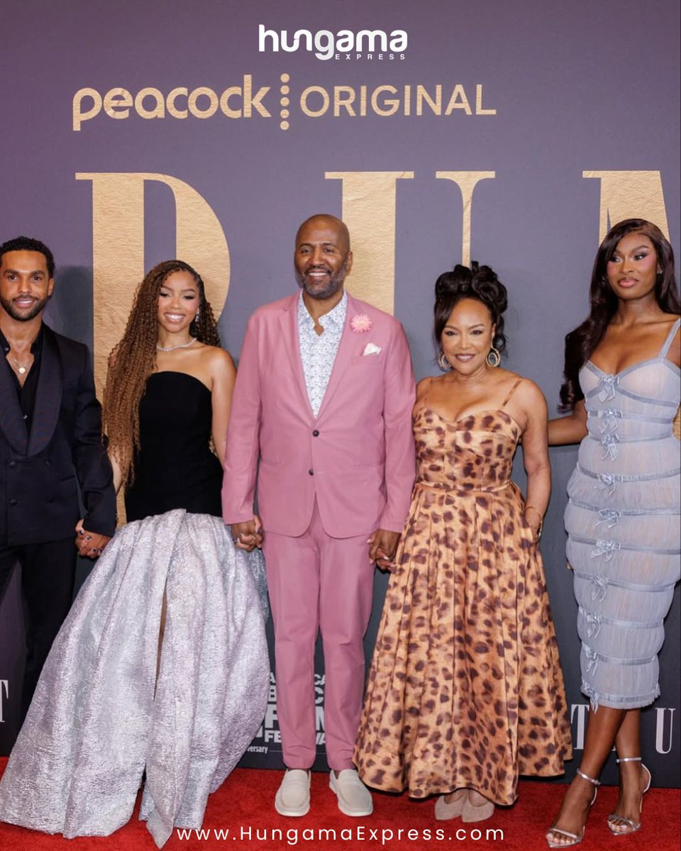 HungamaExpress's tweet photo. Chloe Bailey stunned in an Avara Figlio gown at the 2026 American Black Film Festival premiere of Strung, alongside her co-stars.
Via Getty
#ChloeBailey #ABFF2026 #AmericanBlackFilmFestival #Strung #RedCarpetLook #FashionMoment #CelebrityStyle #Trendingnow #FYP #HungamaExpress https://t.co/XByWR9EYQp