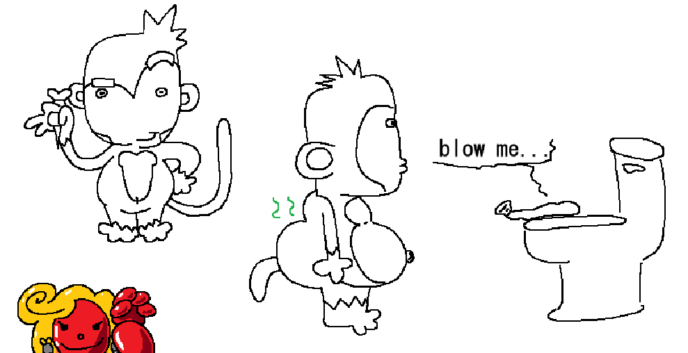 ShellPluck's tweet photo. might as well share the only other monkeys I drew during that Bloons drawing session https://t.co/B16vWV3mqH