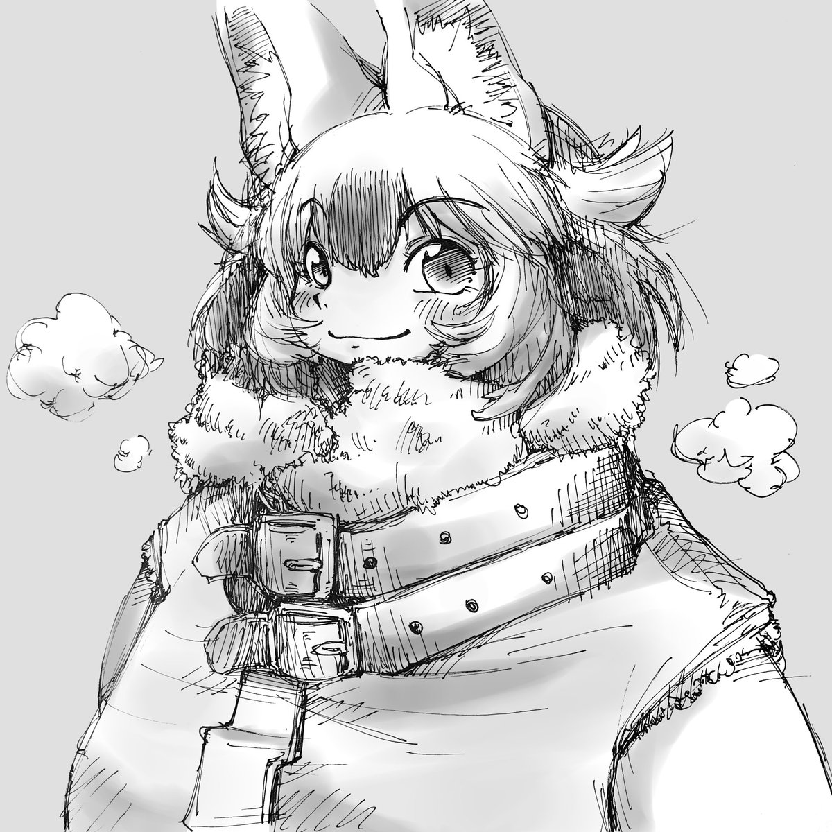 ドール(けものフレンズ) 「#世界ドールの日 折々のドルちゃ その1」|突撃なめじろうのイラスト