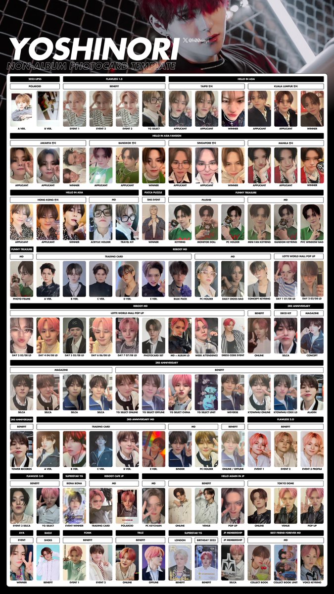 yoshi full non-album template」 p. 1-4/9 TREASURE YOSHI PHOTOCARD