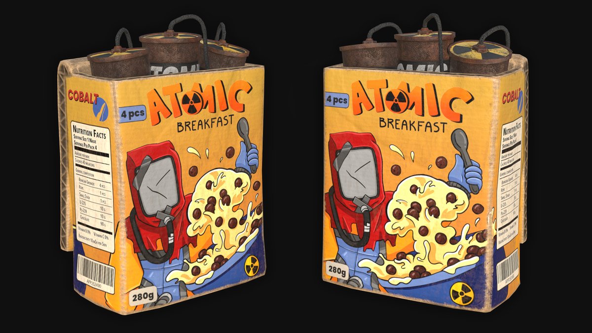 andrey_workshop's tweet photo. Breakfast will give you atomic-level energy for the entire day, allowing you to overcome any obstacles, like doors and walls, throughout the day.

(Caution: Slightly radioactive)
(Caution: May affect your appearance)

https://t.co/mzs5U6mODJ

Atomic Breakfast Satchel https://t.co/EaUZNstQty