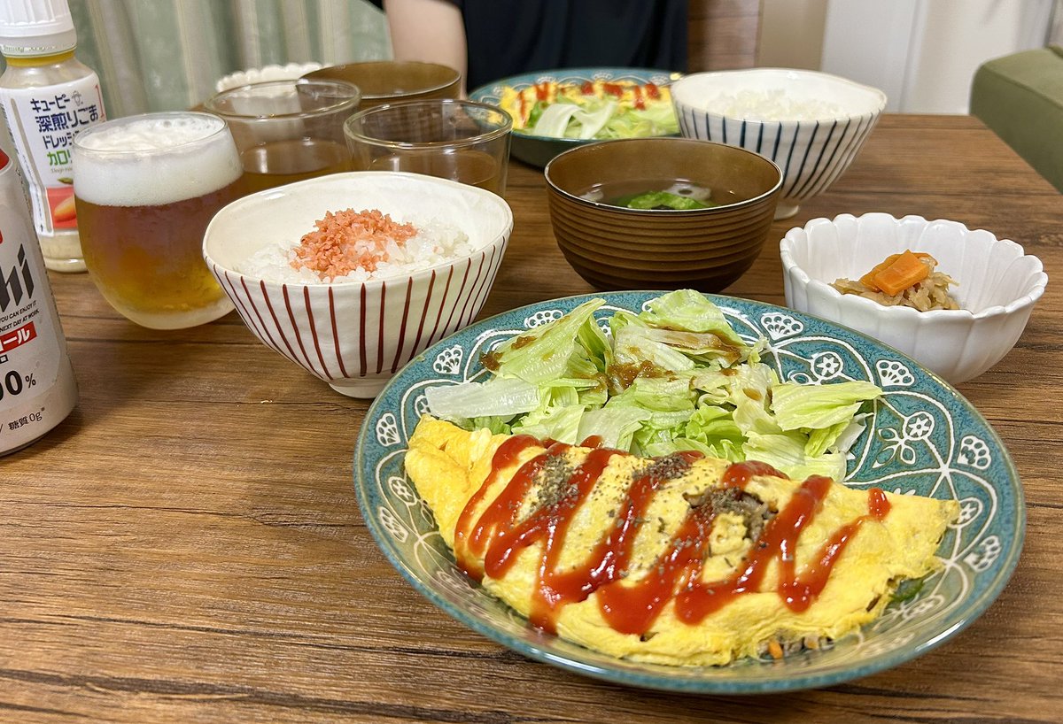 taro___41's tweet photo. 今日はオムレツです🍳✨ https://t.co/humwrbflo9