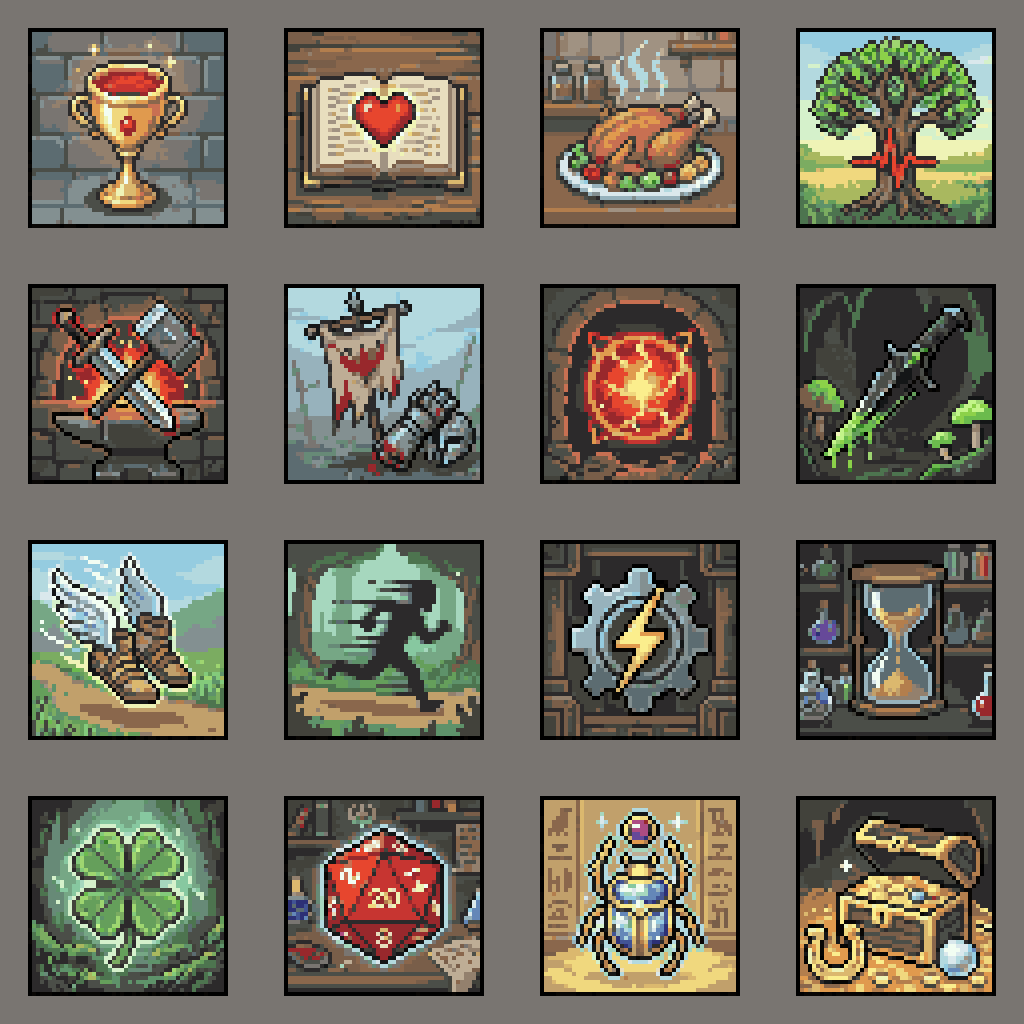RealAstropulse's tweet photo. And that was it. Now I can just generate achievement/skill icons. https://t.co/cVGY0HOHo1