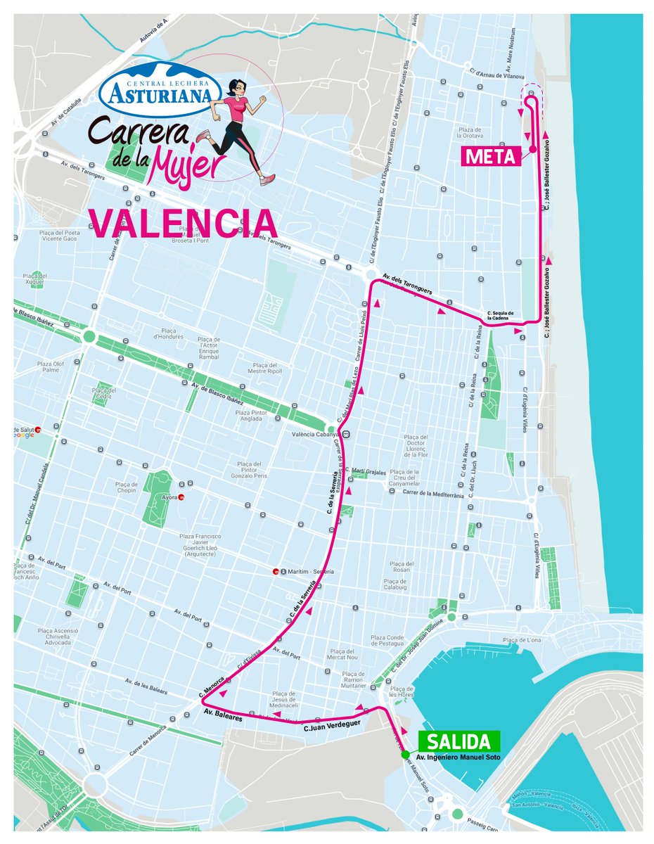AjuntamentVLC's tweet photo. 🏃‍♀️ Vuelve la #MareaRosa 💗 a #València!

🗓️ El próximo 7 de junio llega la #CarreradelaMujer26 Central Lechera Asturiana, una cita que combina deporte, ambiente festivo, solidaridad y reivindicación social.

👟 Prueba integrada en el circuito nacional de la @CarreraMujer ▶️ Ven a correr para apoyar la lucha contra el cáncer de mama 💪.

🤝 Con recaudación solidaria para @alannaasoc y para personas afectadas por la #DANA.

🌊 5K renovados:📍 Salida 👉 Ingeniero Manuel Soto y meta 🏁 al lado del IES Isabel de Villena,  junto al paseo marítimo.

🤸‍♀️ Cerca de 4.000 mujeres ya se han inscrito....solo faltas tú!

📲Apúntate ya ➡️ https://t.co/8sBcgGU88v