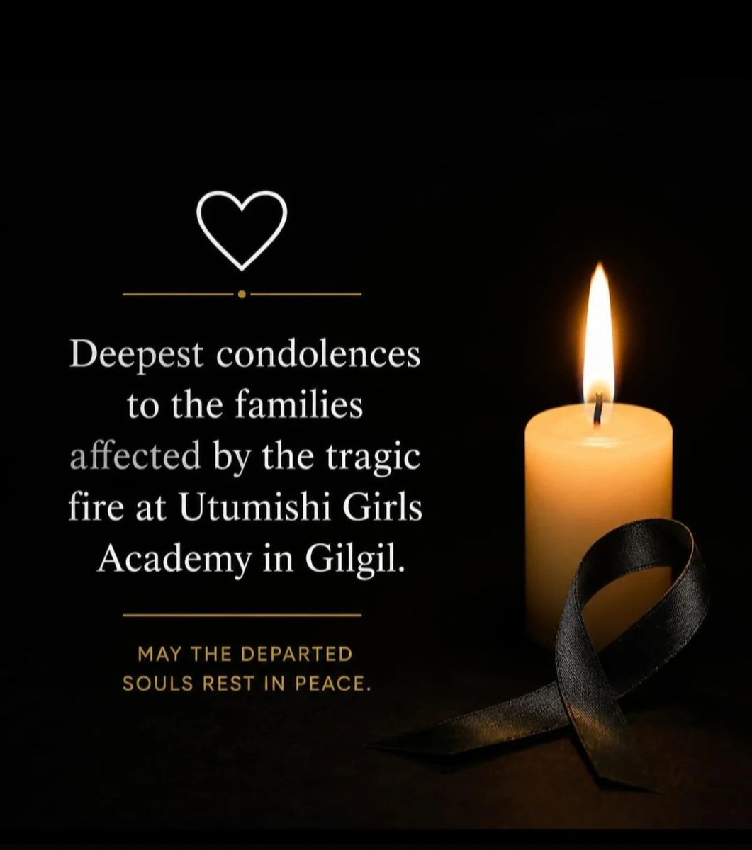 kudheiha's tweet photo. KUDHEIHA Workers Union joins the nation in mourning the heartbreaking loss of 16 innocent children following the tragic fire at Utumishi Girls Academy in Gilgil. https://t.co/5XlBX4eIDP