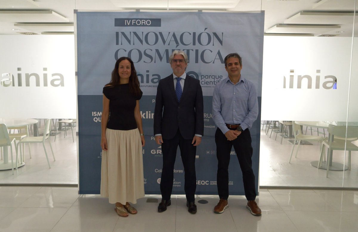 GVAivace's tweet photo. 🗣️@felipejcarrasco: "La colaboración entre #empresas #universidades, centros tecnológicos y #startups convierte a la CV en uno de los polos de innovación cosmética➕competitivos y dinámicos de España” 
📍#IVForoInnovacionCosmetica organizado por @ainiatecnologia y @PcientificoUMH https://t.co/OZb25haZNI