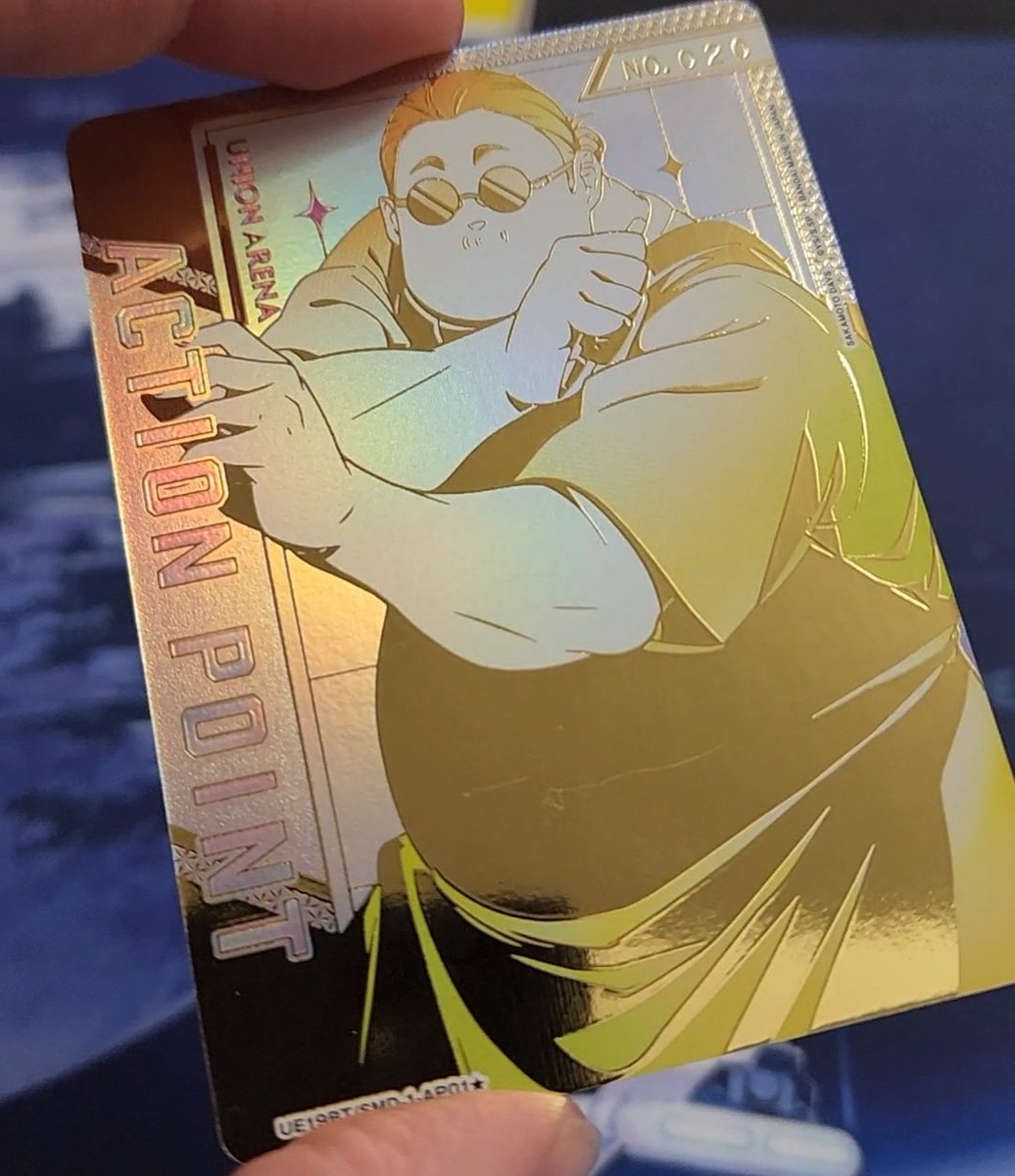 BillyW37's tweet photo. Look, @UA_EN_TCG, I'm no card expert by any means. But, I don't feel like this is an acceptable "product standard" for THE chase card out of a given set, whether it be sports cards, a TCG, or any other collectible. What do you all think @CardPurchaser? https://t.co/i4yvatMy4D