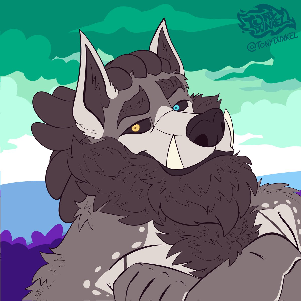 Dragons80356783's tweet photo. Not only is Hugo showing his pride Gideon is too! 🏳️‍🌈

Done by the lovely artist @TonyDunkel https://t.co/53bdBw3qYu