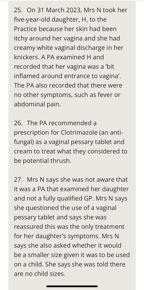 medicalmodelbri's tweet photo. A PA misdiagnosed a 5 yr old girl with thrush and recommended a prescription for a vaginal pessary tablet and cream. GP authorised it. Pharmacist dispensed. Mother thought that the PA was a GP
https://t.co/dkE7cZuEzA https://t.co/dWCrdLSYub