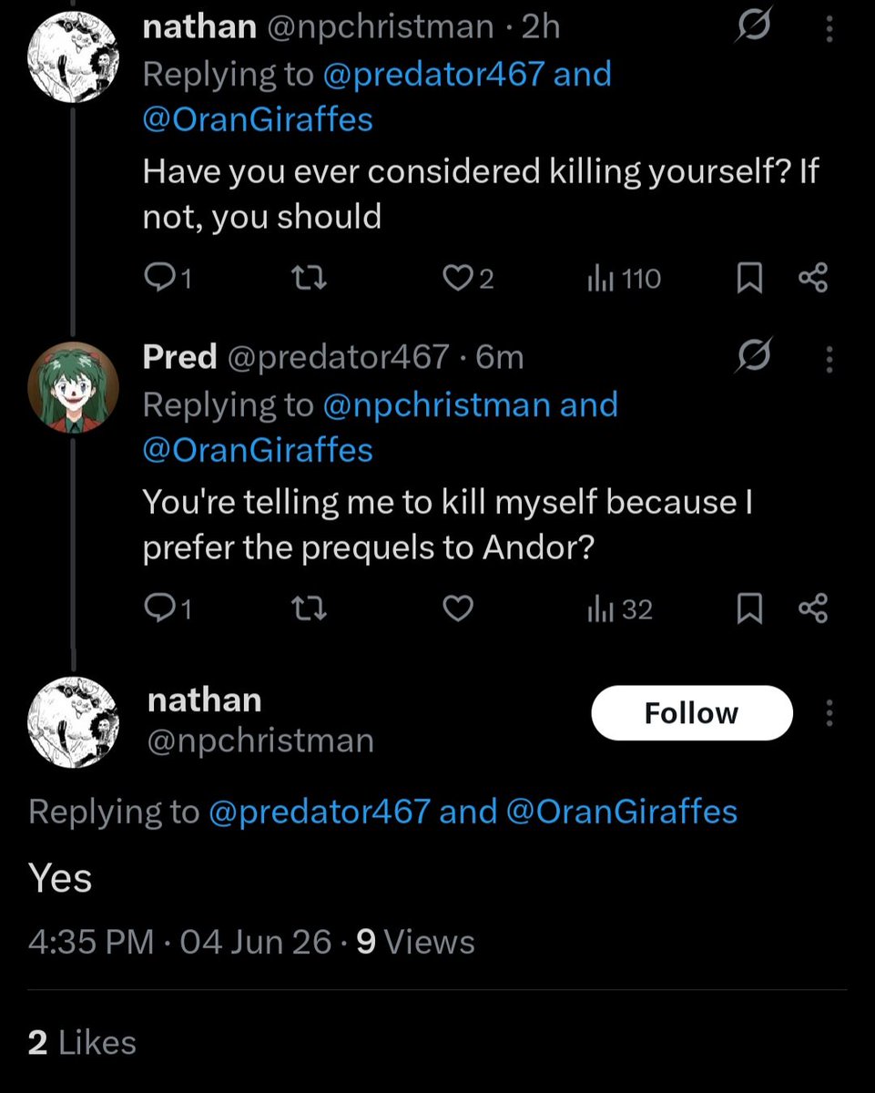 predator467's tweet photo. Most emotionally stable Andor fan https://t.co/hdDi6BH1J7