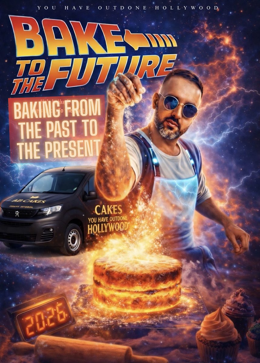ABCAKES's tweet photo. BAKE TO THE FUTURE

Pleased to announce my new kitchen is ready! 

Let me create a bespoke cake for you! 

#youhaveoutdonehollywood https://t.co/KigGyRNtAp