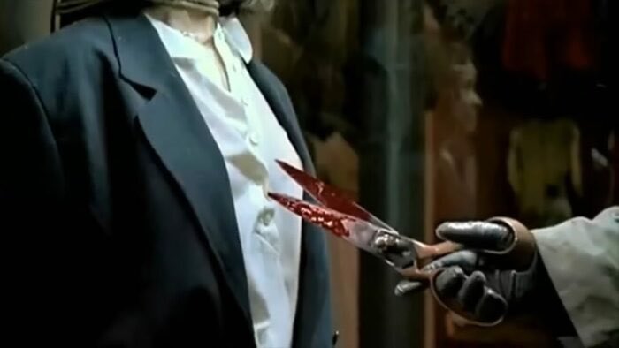horror_80s's tweet photo. The iconic “needles taped under the eyes” in Dario Argento’s OPERA originated from his dismay at audience members closing their eyes during gore scenes in his films. He quipped about forcing them to watch, and it became a key element in the film. https://t.co/WOFFzM5bM6