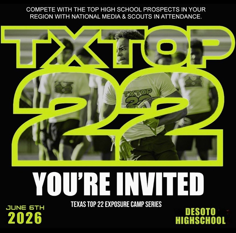 marvhawk9's tweet photo. #AGTG 
❗️❗️Blessed for the opportunity @txtop22 to compete against the best competition in Texas❗️❗️

@TexasTopTalent_ @NextupDfw 
@TomLoy247 @ThrowItDeep 
@samspiegs @LoneStarPrepsTX @TXFBINSIDER @BIRDVILLE_FB https://t.co/YsdNpQ35fs