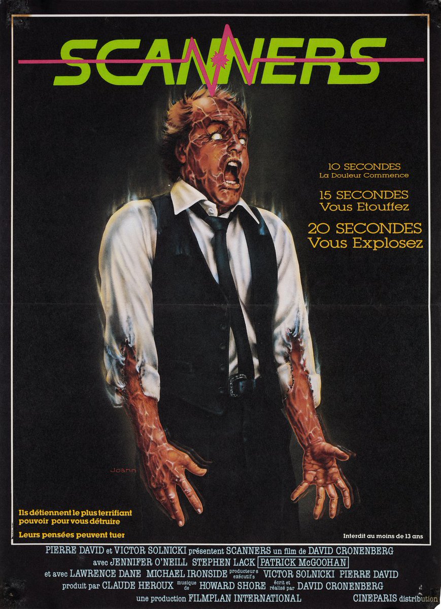 DarkTempleFilms's tweet photo. Words can't describe how obsessed I am with Scanners... AND Scanners 2! The first gets a lot of love but is still kinda underrated imo https://t.co/9Md8LqaMV3