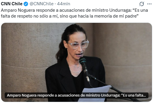 Iherreraa's tweet photo. Amparo Noguera en modo "vístima".  La culpa NUNCA es de los zurdos, siempre es de otros. https://t.co/ayyCbabzrD
