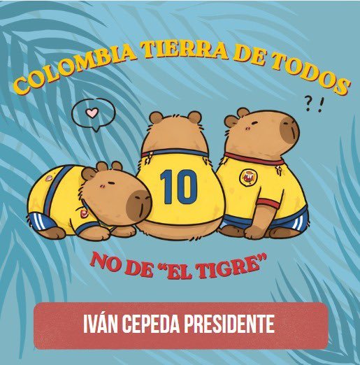 LauraDanielaCM1's tweet photo. La camiseta de Colombia es de todos y no es un símbolo para usar en campaña 
#MePongoLaCamisetaPorElTigre https://t.co/ejRFAnEojB