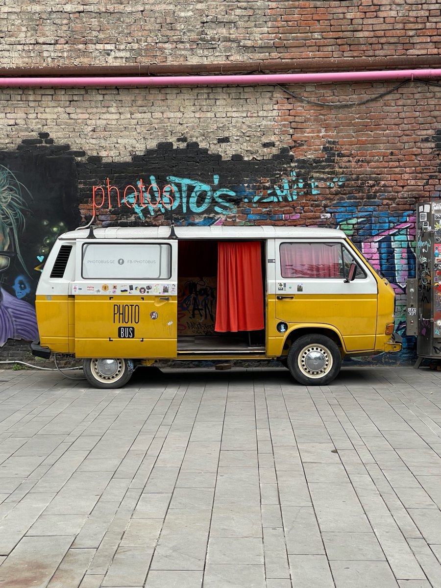 WorldNomads's tweet photo. When 2016 aesthetic meets post-Soviet industrial charm, you get Fabrika in all its glory. Tbilisi just hits different.

Get our  Georgia travel safety report 👇
 https://t.co/OfP9esIoqu

📷 by @veveordie on IG

#fabrikatbilisi #tbilisi #tbilisi #tbilisigeorgia #westfalia https://t.co/R7yux7vhsq