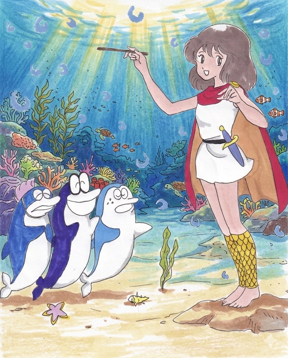 トリトン アニメ お茶碗 海のトリトン 手塚治虫 西崎義展 富野由悠季