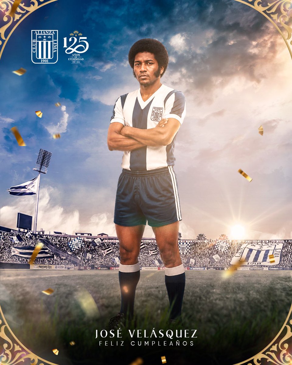 ClubALoficial's tweet photo. 🎂Saludamos con cariño a nuestra leyenda, 𝐉𝐨𝐬𝐞́ ‘𝐄𝐥 𝐏𝐚𝐭𝐫𝐨́𝐧’ 𝐕𝐞𝐥𝐚́𝐬𝐪𝐮𝐞𝐳 en el día de su cumpleaños y le agradecemos por todo lo que le entregó a nuestros colores.

¡𝐅𝐞𝐥𝐢𝐳 𝐜𝐮𝐦𝐩𝐥𝐞𝐚𝐧̃𝐨𝐬, ‘𝐏𝐚𝐭𝐫𝐨́𝐧’! 👏🏾

#SeamosEternos https://t.co/uljpTXgQC7