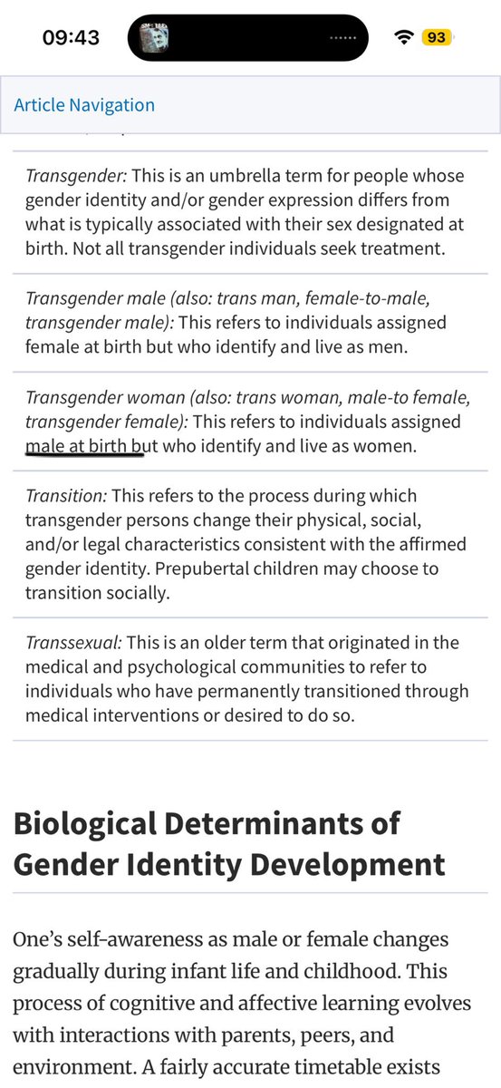 unityofopposit's tweet photo. @TorenTYlfa @zaelefty “You took it upon yourself to find screenshots which indirectly proved me correct and you've been bitching for 5 days ever since”

How does a screenshot in which the Endocrine Society says ‘trans women’ “are male at birth”  prove you correct ? https://t.co/Qz2dxonjgb