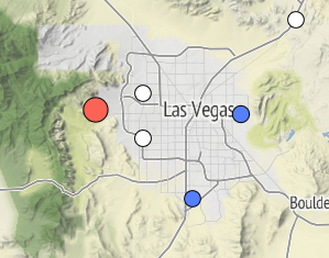 KevinJanison's tweet photo. Did you feel it?  Preliminary magnitude 4.1 earthquake, epicenter on Las Vegas' far west side, closer to the foothills in the Spring Mountains! https://t.co/xcmdce8YML
