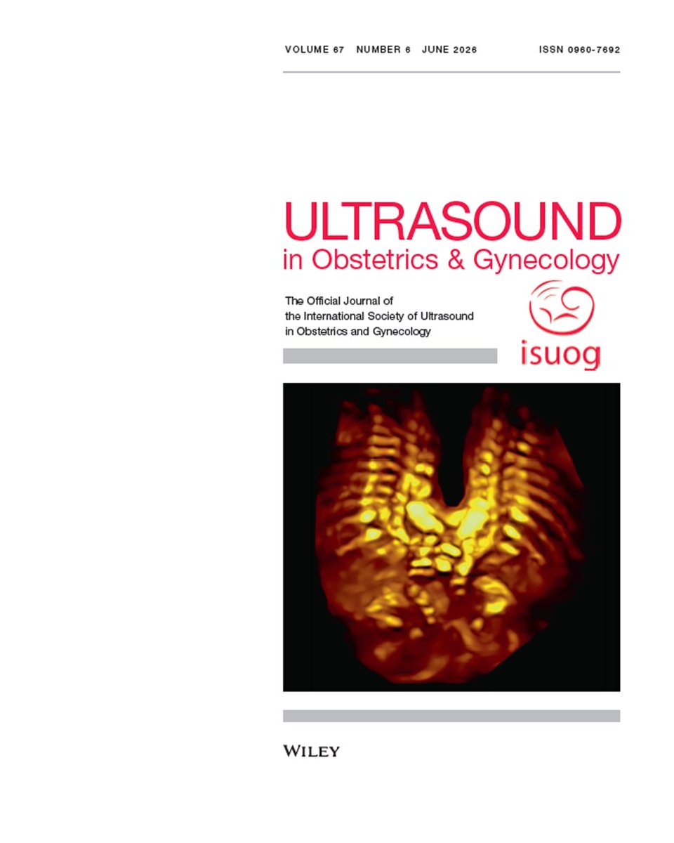 ISUOG's tweet photo. 📖 The June #UOGJournal issue is online now! View the highlights and read the issue here: https://t.co/Ms8EQuNJc8

@WileyHealth 

#LoveUltrasound #ISUOG2026 https://t.co/Xrq6gBqiHg