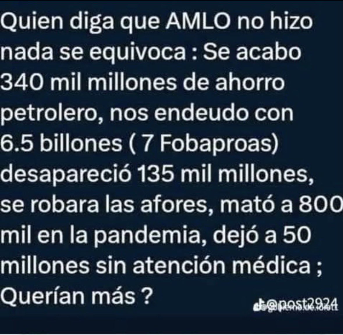 anhelmp's tweet photo. @Dr_AVillarreal Hipocresía de este NARCO GOBIERNO https://t.co/a1QypLY6Iw