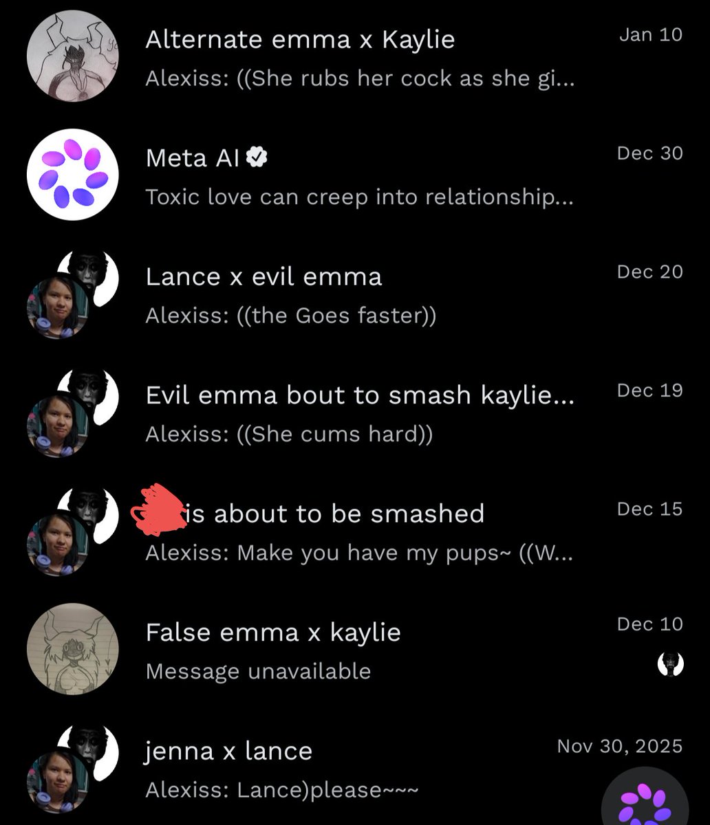 Emmittisgo2443_'s tweet photo. Emmett had been forcing Kaylie into doing sexual role plays which involved incest and also had Mack’s oc’s in it
DO NOT LET EMMETT GET AWAY WITH THIS
IF YOU FIND OR SEE ANY EMMETT ACCOUNTS
REPORT IT IMMEDIATELY https://t.co/LDWJFITRUn